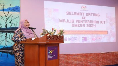 Majlis Penyerahan Kit Peserta OMEGA 2024 Laman Wanita, Muar