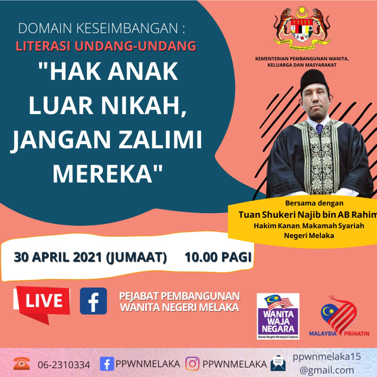 Slot Domain Keseimbangan : Literasi Undang-undang " Hak Anak Luar Nikah, Jangan Zalimi Mereka"