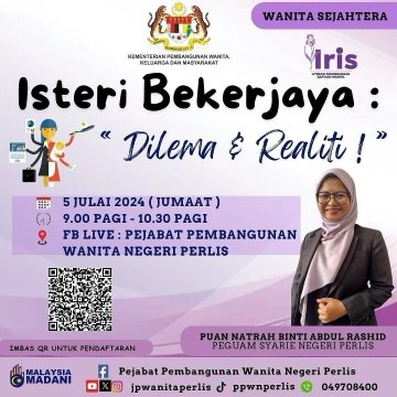 Program Iris : Isteri Bekerjaya : “ Dilema dan Realiti! ”